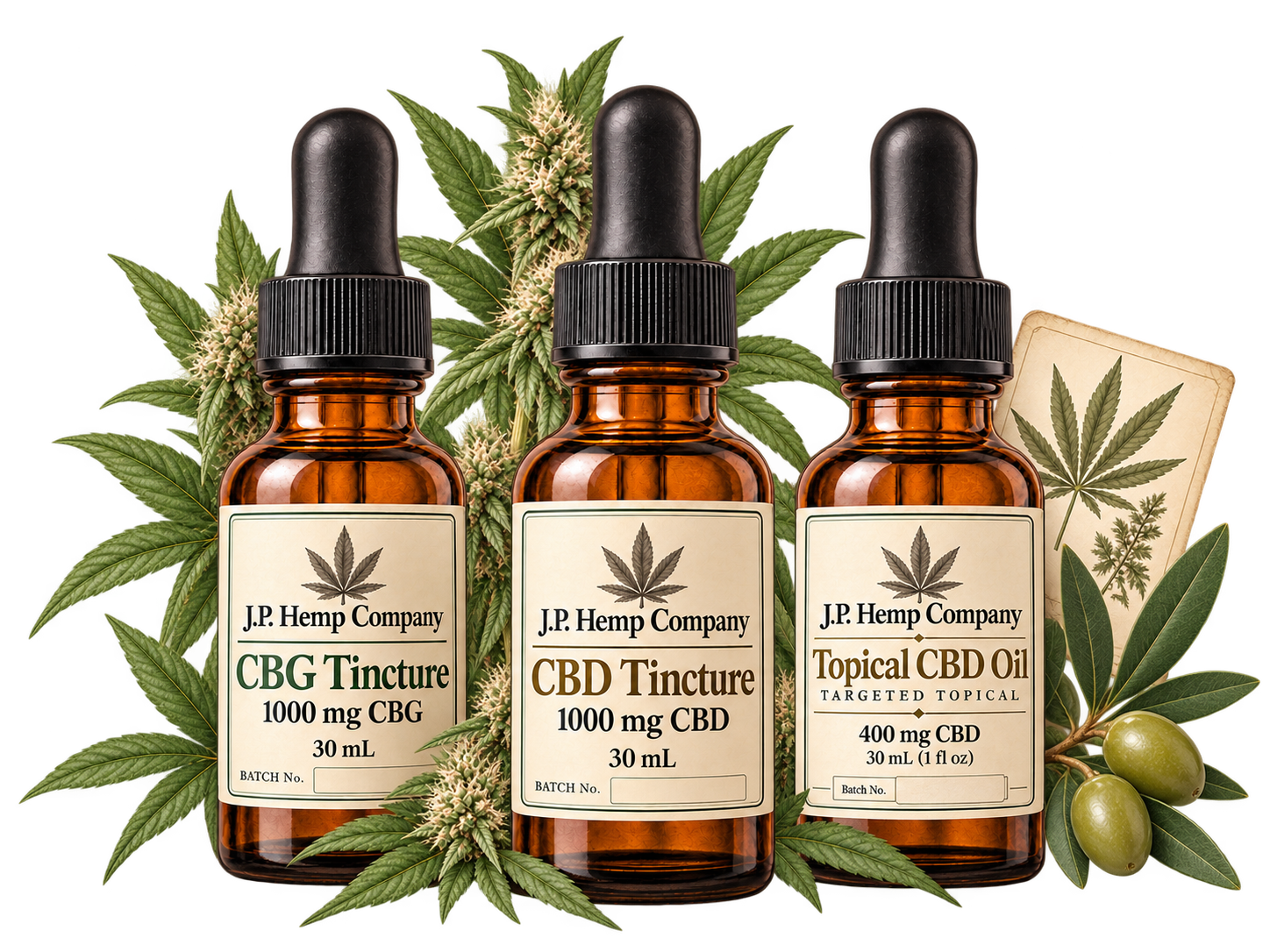 Hemp botanical library book illustration